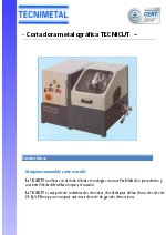 Cortadora metalografica TEKNICUT CLASIC