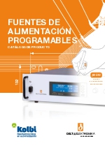 Fuentes de alimentacin programables. Delta
