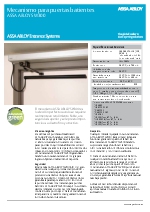 Mecanismo para puertas batientes SW300