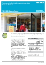 Puerta giratoria de gran capacidad RD3L