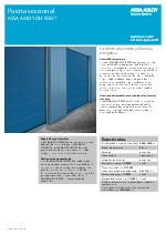 Puerta seccional aislante OH1082P