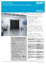 Puerta rpida para uso interior y exterior HS9010PX3, HS8010PX3, HS8020PX3