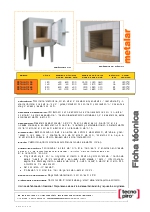 Horno Metalmar capacidades de 120 a 410 litros