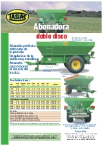 Abonadoras de doble disco Tasias Mod. EP y AG