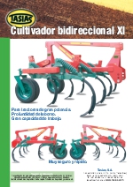 Cultivador bidireccional XI Tasias