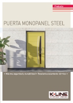 Puertas de entrada Monopanel STEEL
