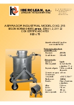 Aspiradores industriales modelo XG 215