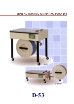 Flejadora semiautomtica de mesa D-53