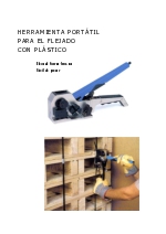 Flejadora manual para fleje de polipropileno y polister