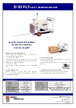 Flejadora semiautomtica mvil para paletas (Ingls)