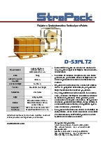 Flejadora semiautomtica mvil para paletas (Espaol)