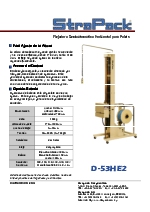 Flejadora semiautomtica mvil para paletas