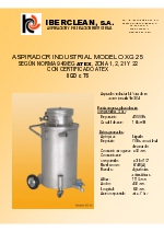 Aspiradores industriales modelo XG 25