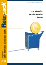 Flejadora semiautomtica vertical para paletas