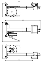 Planos tcnicos de la flejadora semiautomtica de palets