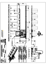 Plano tcnico de la flejadora con desplazamiento lateral para palets