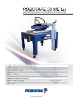 Precintadora semiautomtica de formato fijo para cajas bajas y pequeas (ingls)