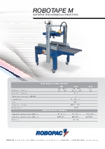 Precintadora monoformato con bandas de arrastre lateral (francs)