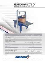 Precintadora monoformato con arrastre superior e inferior