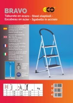 Taburete en acero Bravo