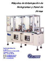 Mquina Sysco HSM Poner Holograma y Panel de Firma