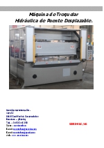 Troqueladora RBC-NB Puente Desplazble