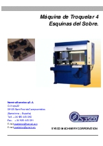 Troqueladora Sysco THNC-N Corte 4 Esquinas Sobres