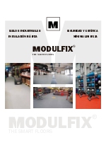 Losetas industriales de PVC Modulfix para suelos de naves, talleres, fbricas