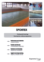 Suelos deportivos de vinilo en rollos Sportex para gimnasios y polideportivos