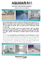 Aquasafe R11, suelo antideslizante Clase 3 para baos, duchas, vestuarios