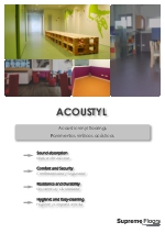 Suelos acsticos Acoustyl para colegios, guarderas, oficinas y sitios pblicos