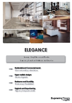 Lamas de madera de PVC gama Elegance