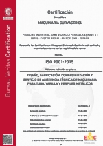 Certificado calidad