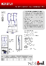 Taburete industrial con guardacuerpos 360, Minifly