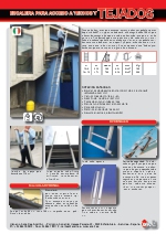 Escalera para acceso a techos y tejados