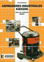 Aspiradores industriales Kiekens KE1000 / KE 2000