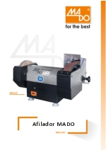 Afilador MADO MNS 630, refrigerado por agua