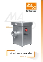 Picadoras manuales y refrigeradas MADO ESKIMO