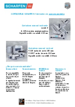 Cortadoras de fiambres Scharfen