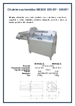 Chuletera automtica NEXUS 225/45 - 245/45 de CRM
