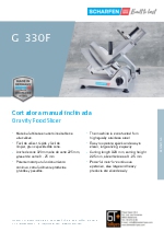 Cortadora de fiambres manual G 330F de Scharfen