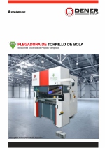 Plegadoras Dener de tornillo de bola