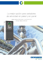 Variadores de velocidad en pared y panel