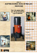 Aspiradores industriales Kiekens gama KS