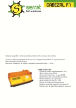 Cabezal triturador F1