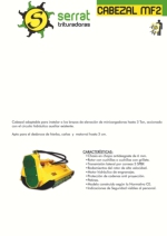 Cabezal triturador para minicargadoras M-F2