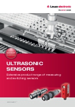 Sensores de ultrasonidos de medicin y conmutadores