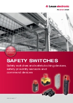 Micros de seguridad con y sin enclavamiento, sensores de proximidad y unidades de control