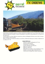 Trituradora forestal FX Cadenas