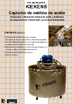 Captadores de neblina de aceite Kiekens Mistmaster